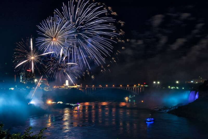 Niagara Falls, Canada: Evening Fireworks Cruise - The Fireworks Display: A Nighttime Spectacle