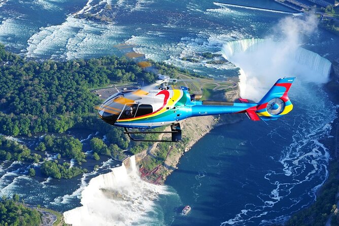 Niagara Falls CANADA Helicopter Tour - The Route: From the Rapids to the Skylon Tower