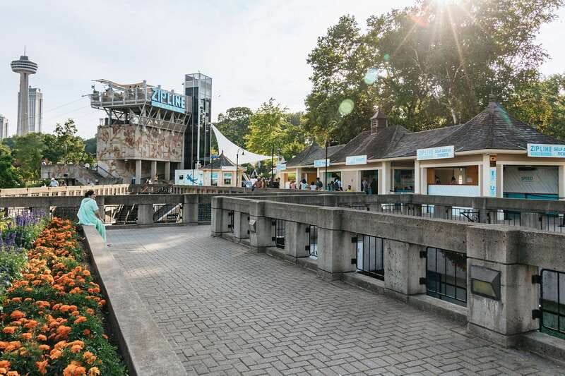 Niagara Falls, Canada: Zipline to The Falls - The Starting Point at Clifton Hill in Niagara Falls, Ontario