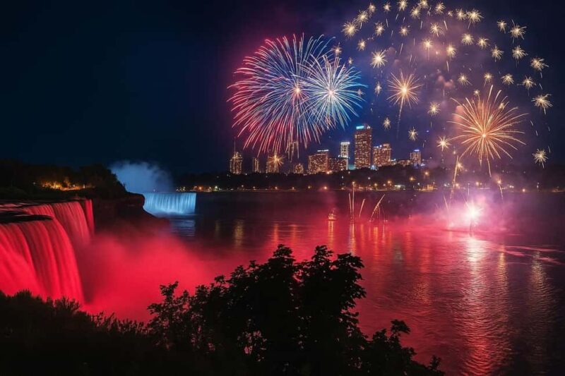 Niagara Falls: Skylon Tower, Fireworks & Walking Tour Canada - Logistics and Meeting Details
