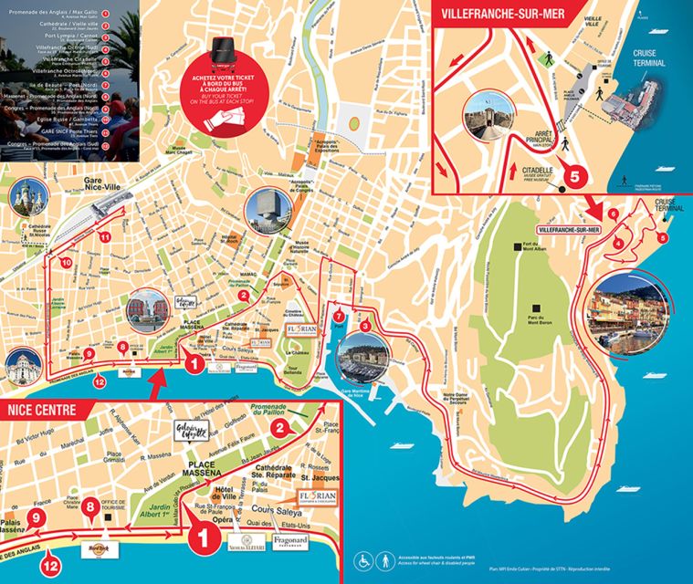 Nice: 1 or 2-Day Hop-On Hop-Off Bus Tour - Audio Guide and Multilingual Support