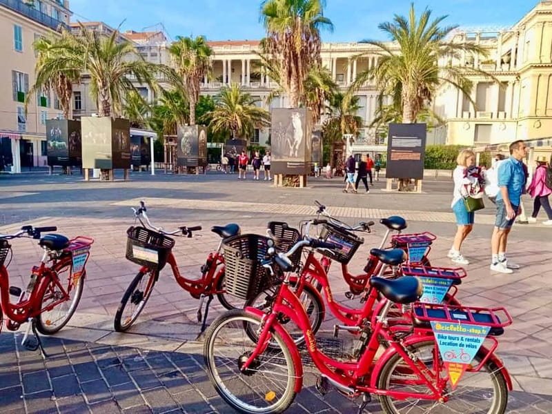 Nice 3Hrs by EBike: Essentials Oldest Districts & Panoramas - The Ride Along the Seaside and Final Stops