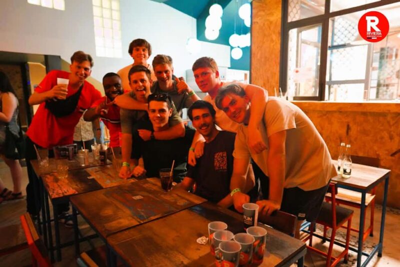 Nice: 4 Bars & 1 Club Fun Bar Crawl Party with Free Shots - The Meeting Point and Starting Details