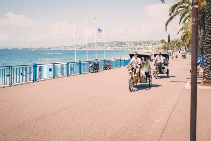 Nice: Family city tour by bicycle Electric cab (4 comfort seats) - Visiting Place Garibaldi and Its Historic Charm