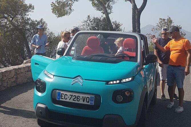 Nice-Monaco-Eze-Nice in 4 seats electric convertible you drive - Lunch at La Plage d’Eze and Fragonard Perfume Factory Tour