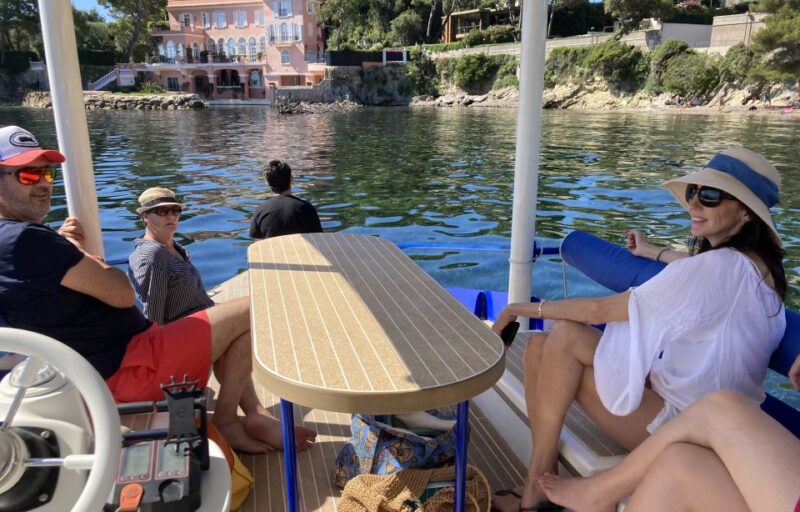 Nice: Private French Riviera Solar Boat Cruise - Scenic Views of Villas, Yachts, and Coastal Villages