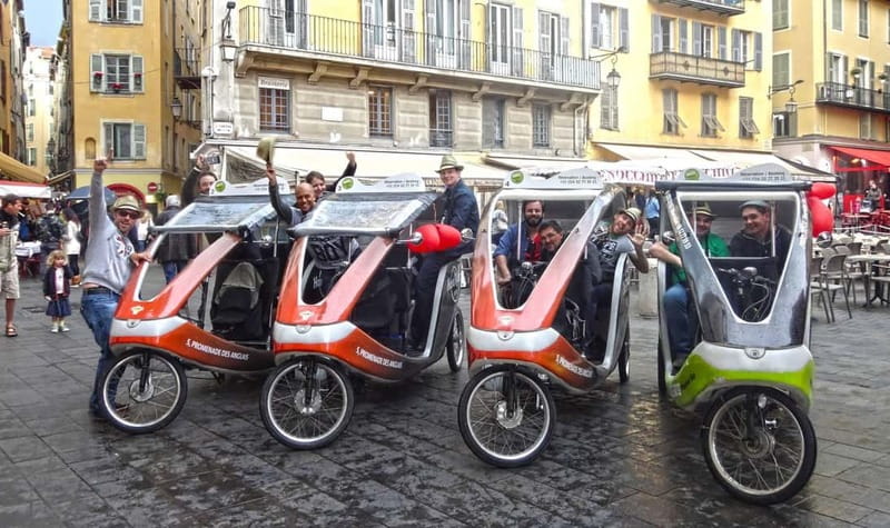 Nice: private guided Tour by electric taxi bike - Positive Feedback on Guides and Value