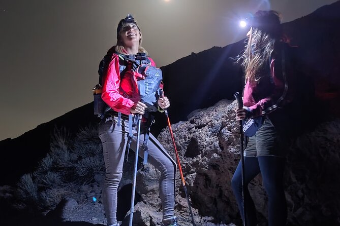 Night Hike to Summit of Teide for Sunrise and the Volcano Shadow - Navigating the Volcanic Landscape by Headlamp