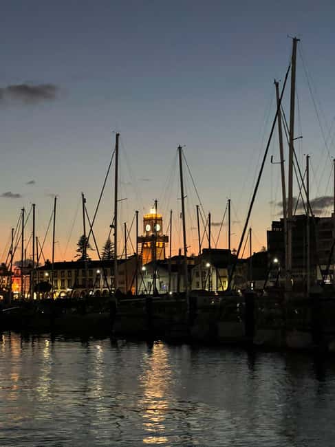 Night Sailing Tour - Ponta Delgada - Starting at the Ponta Delgada Marina for a Nighttime Coastal Journey