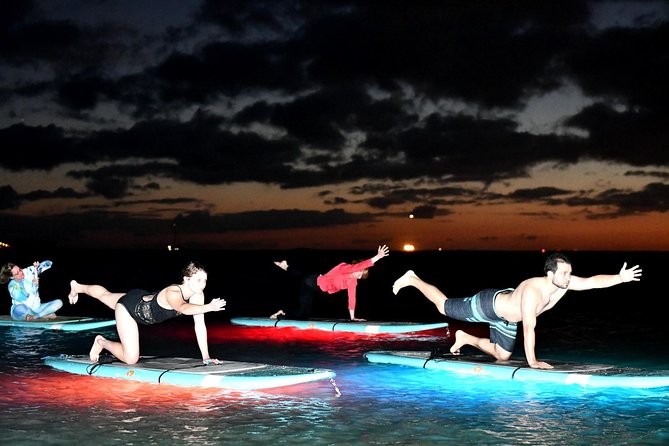 Night SUP Yoga in Honolulu, Hawaii - How the Night SUP Yoga Tour Begins at Ala Moana Beach Park