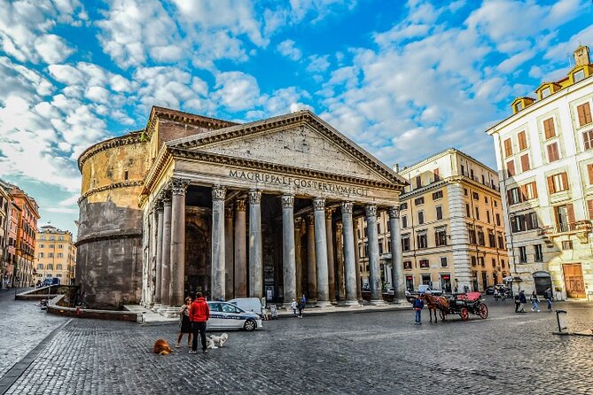 Night walk to discover all of Rome with a friend in total safety - The Pantheon and Its Architectural Grandeur