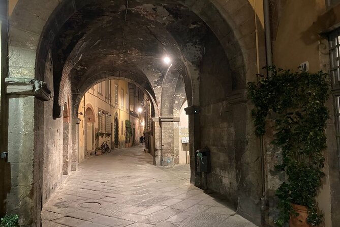 Night Walking Tour in Lucca - Lucca’s Historic Center Under Nightfall Light