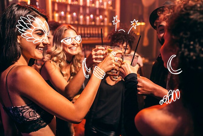 Nightlife Tour - Barcelona Bar Crawl with Flamingos - Included Free Shots and Social Games