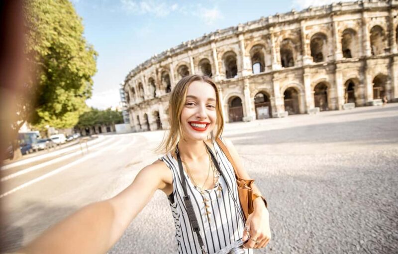 Nimes: Ancient Roman Arena Ticket & Old Town Audio Tour - Key Points