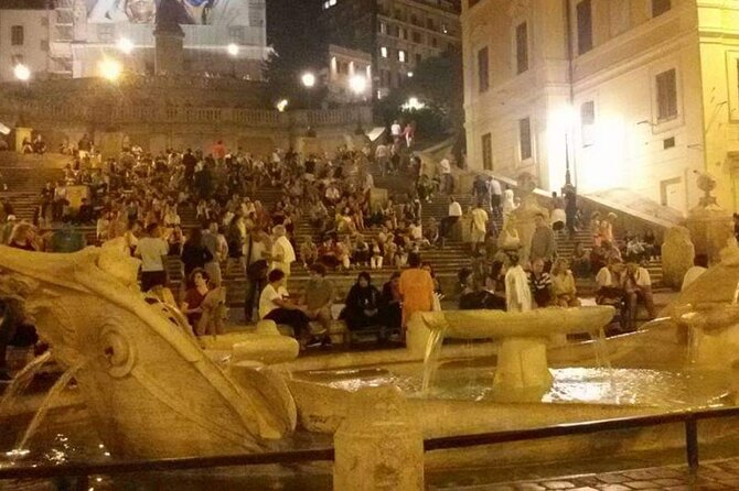 Nocturnal Rome Golf Cart / E-Calessino Tour - Discovering the Roman Baths, Political Sites, and Churches