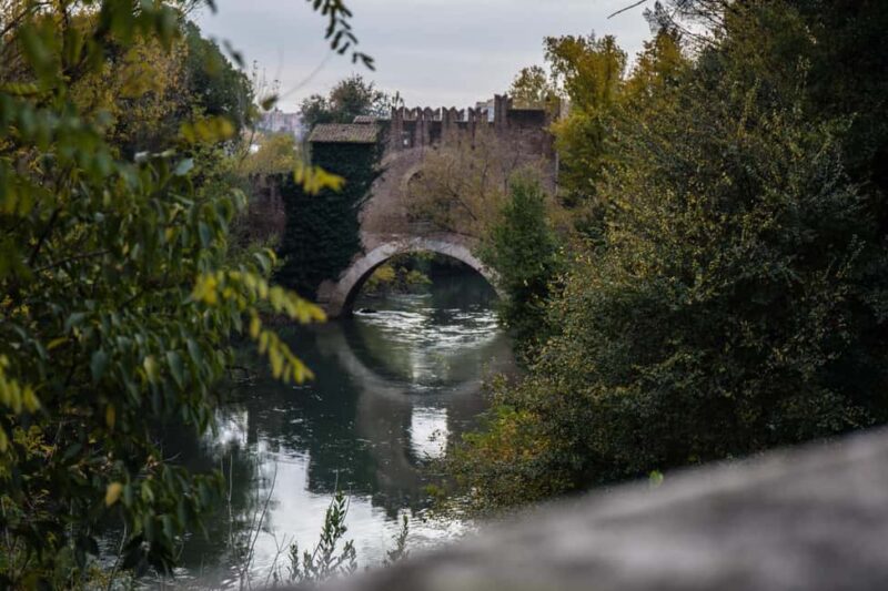 Nomentano Bridge and Garden City: e-biking in the Aniene River Reserve - The Nomentano Bridge: Roman Architecture in Focus