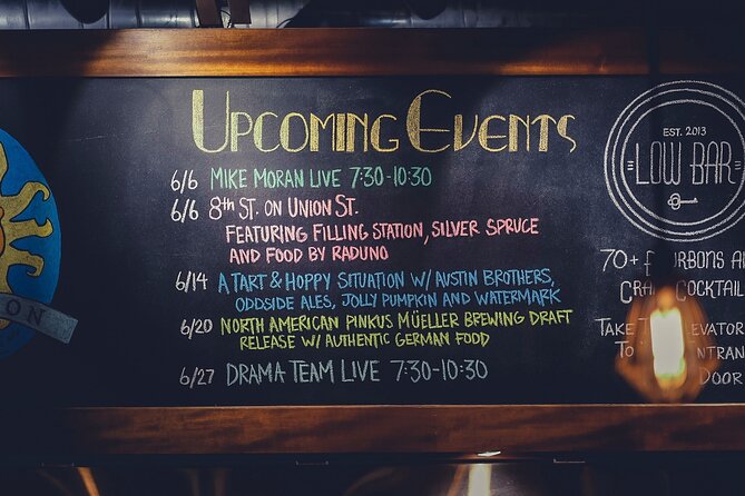 NON BUS VIP Traverse City Brewery And Distillery Tour - The Workshop Brewing Company’s Diverse Offerings