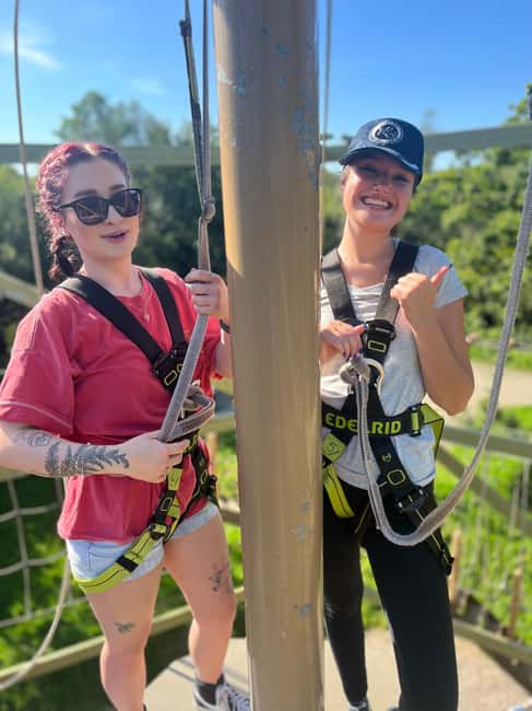 North Devon: SkyTrail High Ropes Course - Exciting High Ropes Adventure in North Devon for Families and Brave Climbers