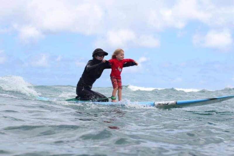 North Shore Oahu: Tandem Special Surf Lesson for Children - Key Points