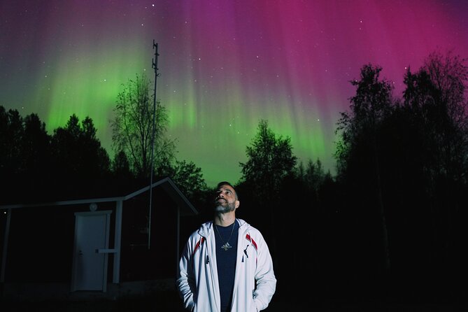 Northern lights hunting photo tour with bbq; small groups - Discover the Northern Lights Photo Tour in Rovaniemi for $98.69
