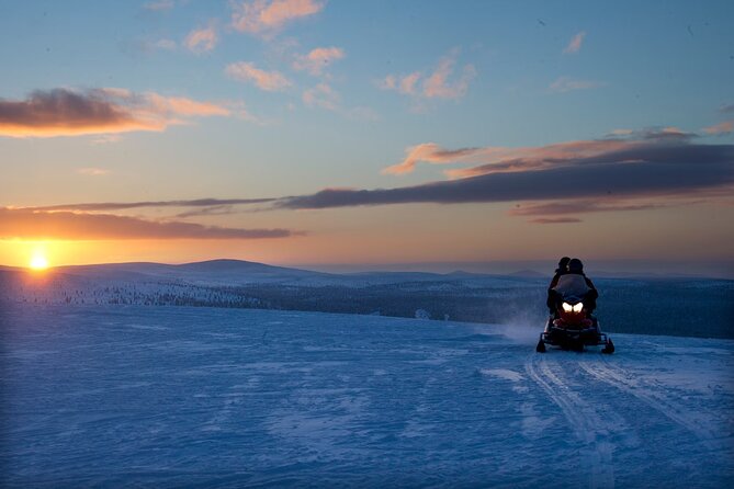 Northern Lights Snowmobile Tour - Guided Snowmobile Trail through Arctic Taiga Forests