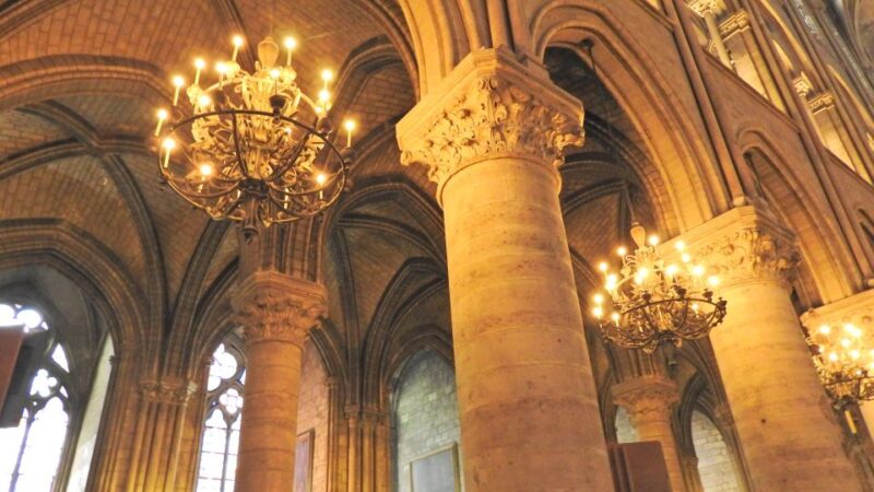 Notre Dame cathedral exterior tour & entrance with host - Learning About Notre Dame’s Restoration and Symbolism Outside