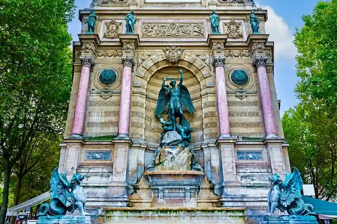 Notre Dame Mystery and Latin Quarter Walking Tour - The Enigmatic Fontaine Saint-Michel