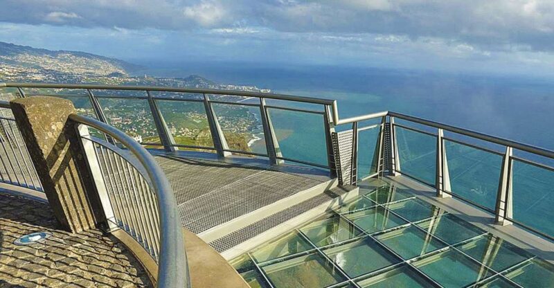 Nuns Valley & sky walk Private VIP Wrangler tour 4x4 - Panorama from Cabo Girão – Europe’s Highest Sea Cliff