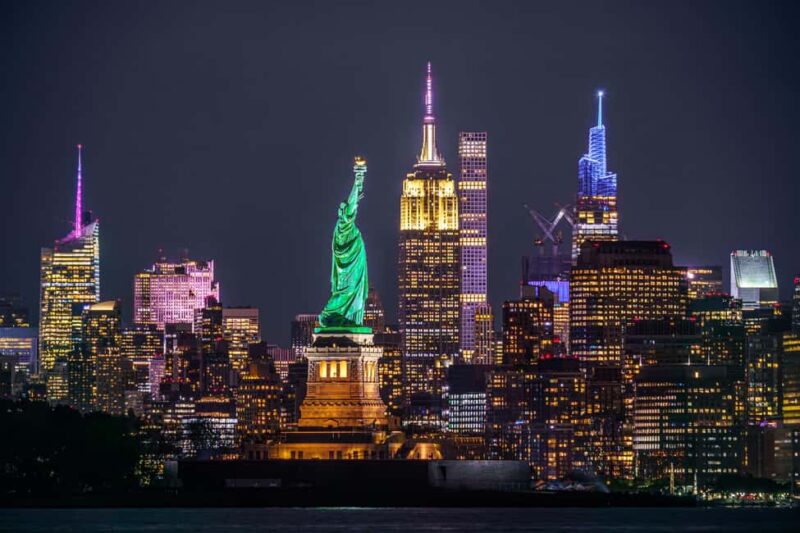 NYC at Night: 3-Hour Luxury Bus Tour of Top Highlights - The Tour Starts on 8th Avenue with a Scenic City Introduction