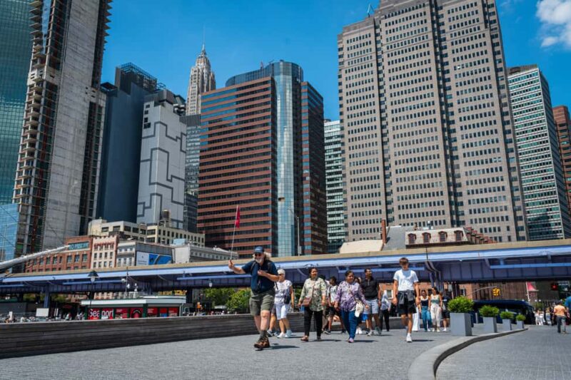 NYC: Half-Day Luxury Bus Tour with One World Access - Ending at One World Observatory for Breathtaking Cityscapes