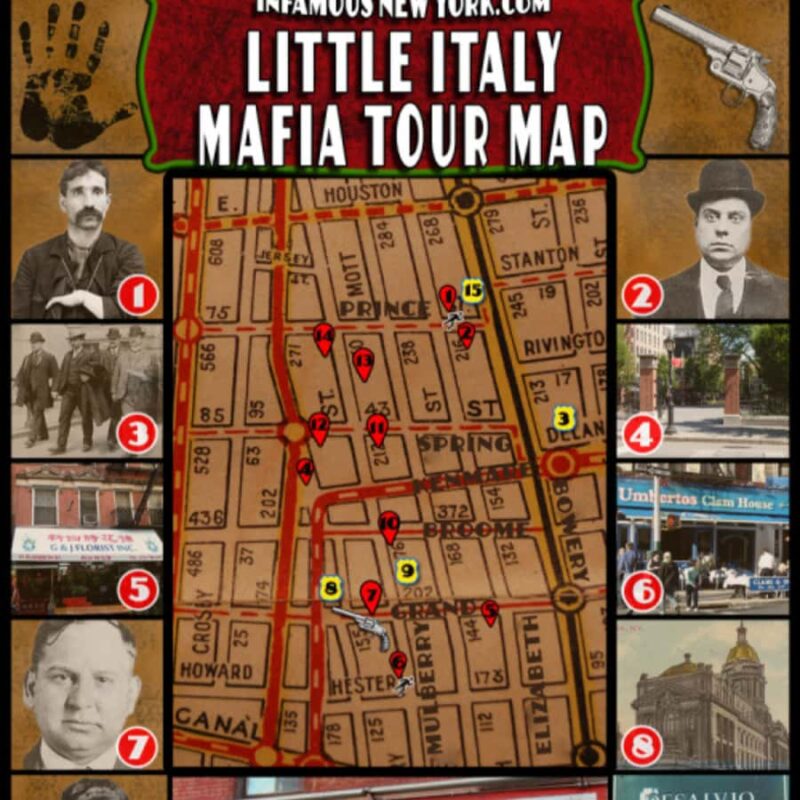 NYC: MOB John Gotti Mafia History Little Italy Tour+Dinner - Discover Little Italy’s Christmas Charm and Mafia Legends for $200