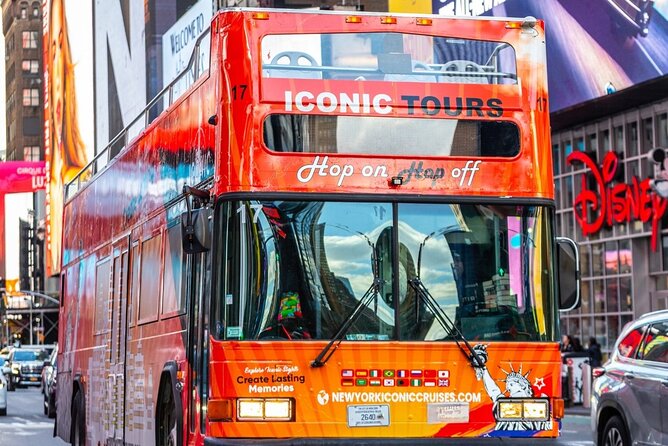 NYC Night Bus Sightseeing Tour with Free Statue of Liberty Cruise - Enjoy the Night Bus Ride for Sweeping Views of NYC’s Illuminated Landmarks