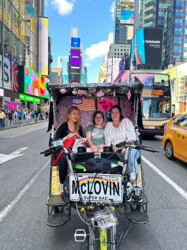 NYC Pedicab Tour: Central Park, Rockefeller, Times Square - Discover the Charm of a Private NYC Pedicab Tour