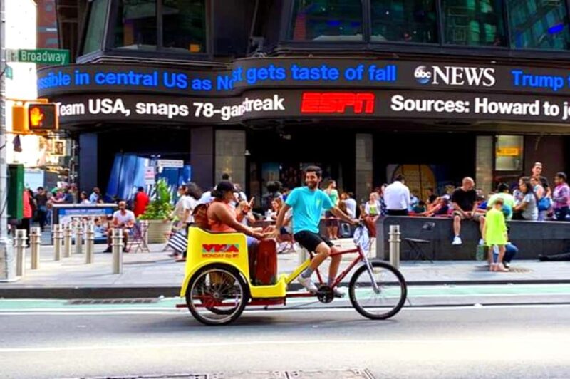 NYC Pedicab Tour: Central Park, Rockefeller, Times Square - Exploring Central Park on a Pedicab