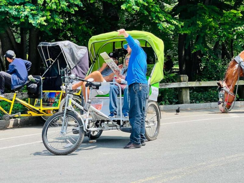 NYC: Private Central Park Pedicab Tours / PICKUP FROM MUSEUM - Highlights of the Central Park Pedicab Tour