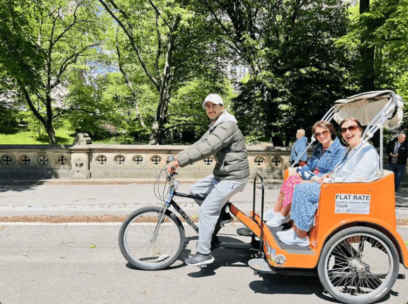 NYC: Private Central Park Pedicab Tours / PICKUP FROM MUSEUM - Flexibility and Ease of Booking