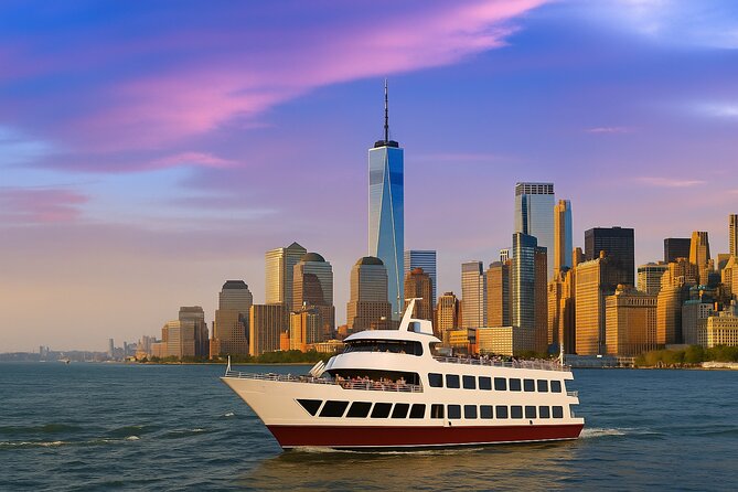 NYC Sunset Cruise with Statue Views Live Comedy and DJ on Hudson - Practical Details: Meeting Point and Accessibility