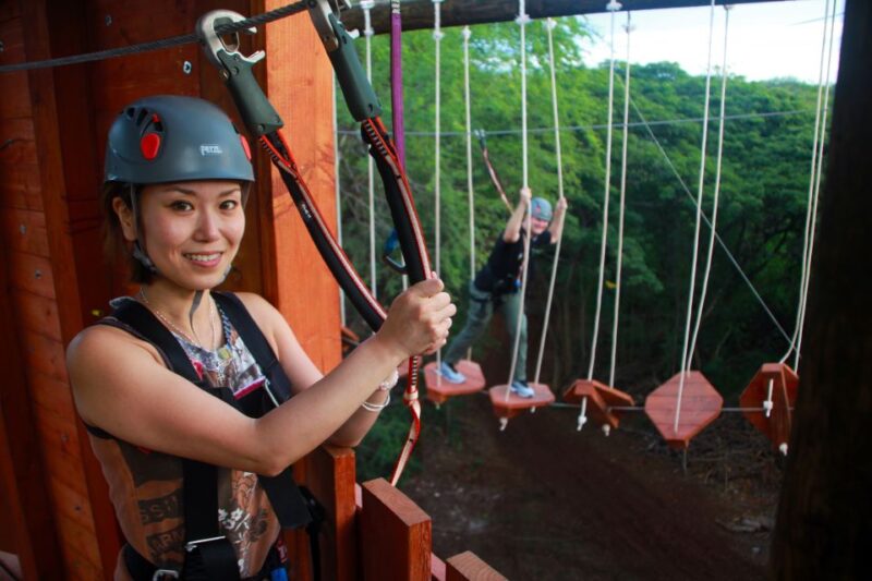Oahu: Aerial Adventure, Climbing, & Freefall Experience - Exciting Activities at Coral Crater Adventure Park for $105