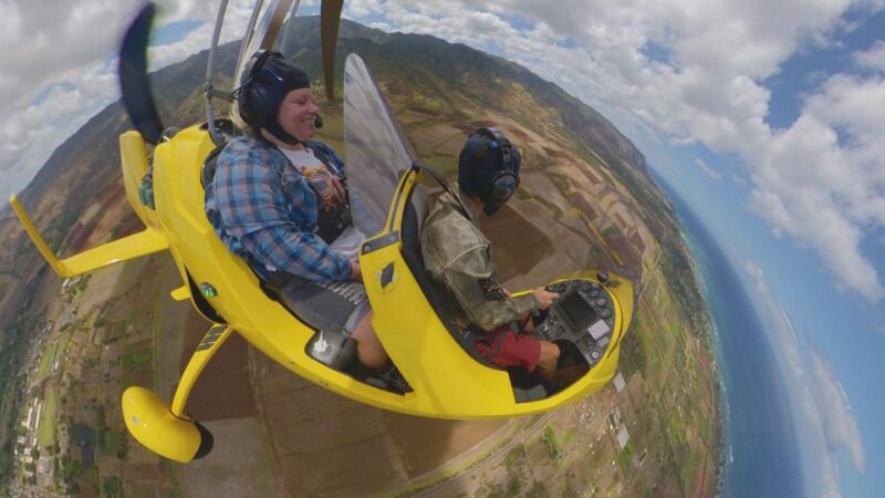 Oahu: Gyroplane Flight over North Shore of Oahu Hawaii - The Interactive Experience: Learning About Gyroplanes Before Takeoff