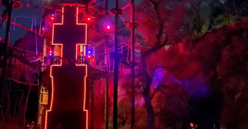 Oahu: Night Ninja Adventure Course - The Physical Challenge of the Aerial Course and Obstacles