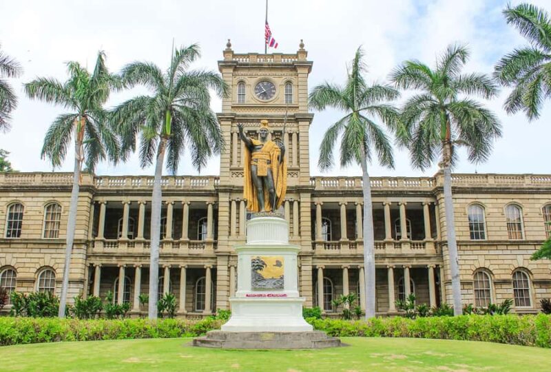 Oahu: Pearl Harbor USS Arizona Memorial + Honolulu City Tour - The City Landmarks: Iolani Palace, Kamehameha Statue, and Kawaiahao Church