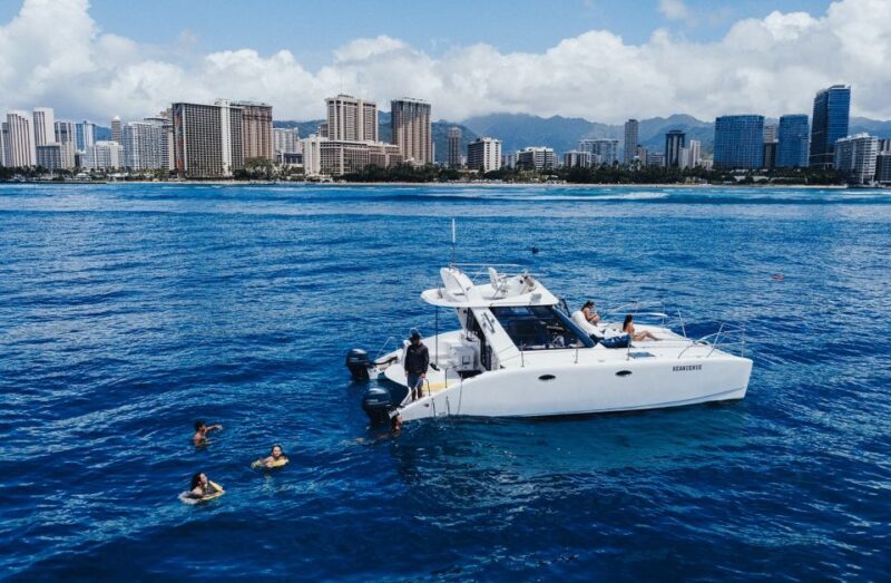 Oahu: Private Catamaran Sunset Cruise & Optional Snorkeling - Key Points