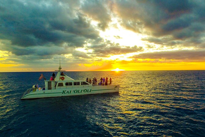 Oahu: Snorkel Sunset Cruise, Dolphin Watch with Hawaiian Buffet - A Perfect Mix of Marine Adventure and Sunset Relaxation on Oahu