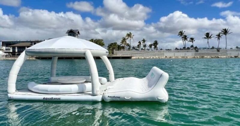 Oahu: Wai Kai Lagoon Floating Cabana Rental - What Is Included with the Floating Cabana Rental