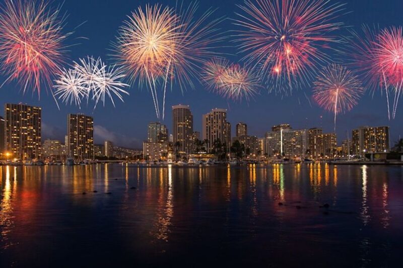 Oahu: Waikiki Friday Night Fireworks Catamaran (Wahine Koa) - Experience Waikiki’s Iconic Fireworks from the Water for $80