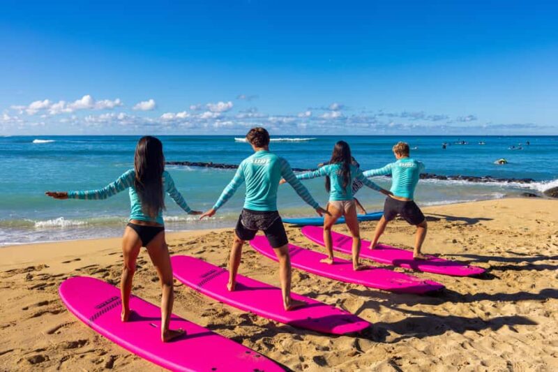 Oahu: Waikiki Private Surf Lesson For Groups (2 or more) - Expert Instruction from a Surfer Trained by Jamie OBrien