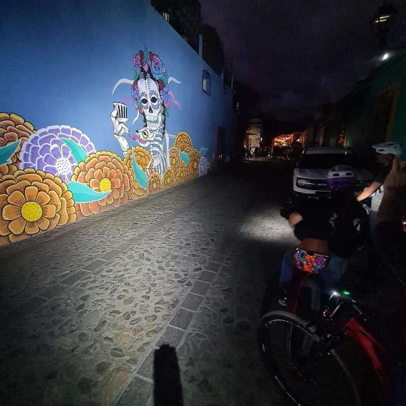 Oaxaca City: Bike Tour with Professional Guide+Art workshop - The Basilica de Nuestra Señora de la Soledad and Sunset Views
