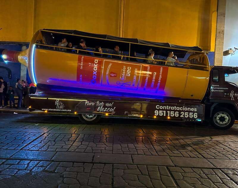 Oaxaca: Legends Tour Mezcalbús - What the Mezcalbús Looks Like and How It Moves