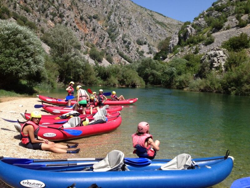 Obrovac: Rafting or Kayaking on the Zrmanja River - The Experience of the Guides and Group Dynamics