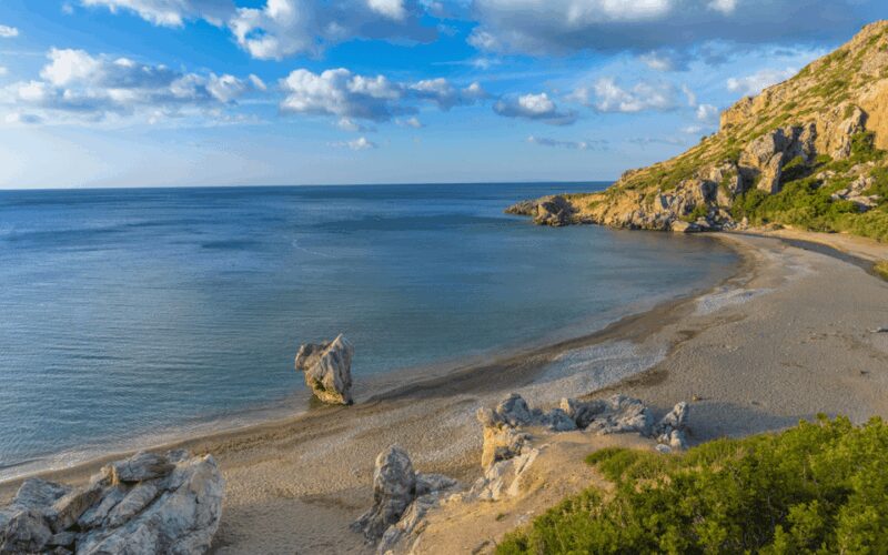 Off-Road: Natural Lake, Mountain Gorges, Palm Forest & Beach - Relaxing at Preveli Beach and Palm Forest